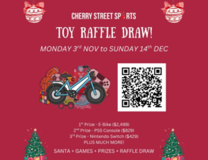 Cherry St Sports Toy Raffle