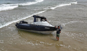 BallinaNewsDaily_ capsized boat Shelly beach