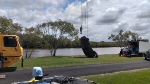 BallinaNewsDaily_Susan Connors car being recovered