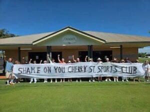 BallinaNewsDaily_Ballina Croquet Club protest