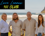 The Love Lennox team: Michelle Bailey (President), Brad Pollard (Treasurer), Alexander Sharkey (Vice President) and Jolie Rochell (Secretary & Marketing Manager). Michelle and Alexander are co chairs for the festival.