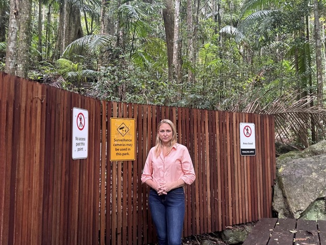 BallinaNewsDaily_Kimberly Hone at Mt Warning.