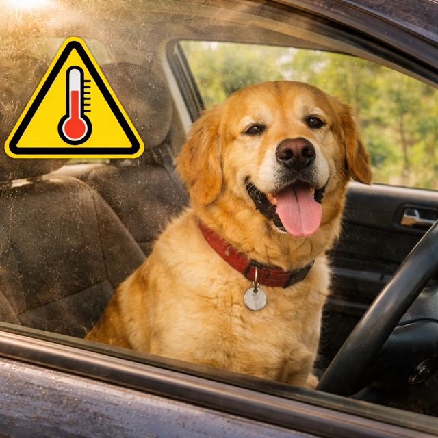 BallinaNewsDaily_Dog in car