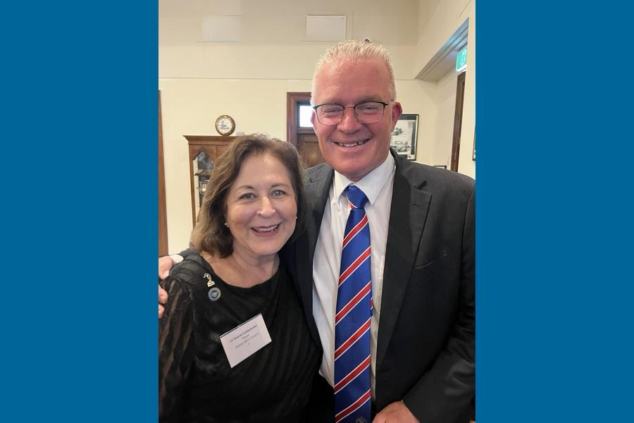 BallinaNewsDaily_Sharon Cadwallader and mal Lanyon