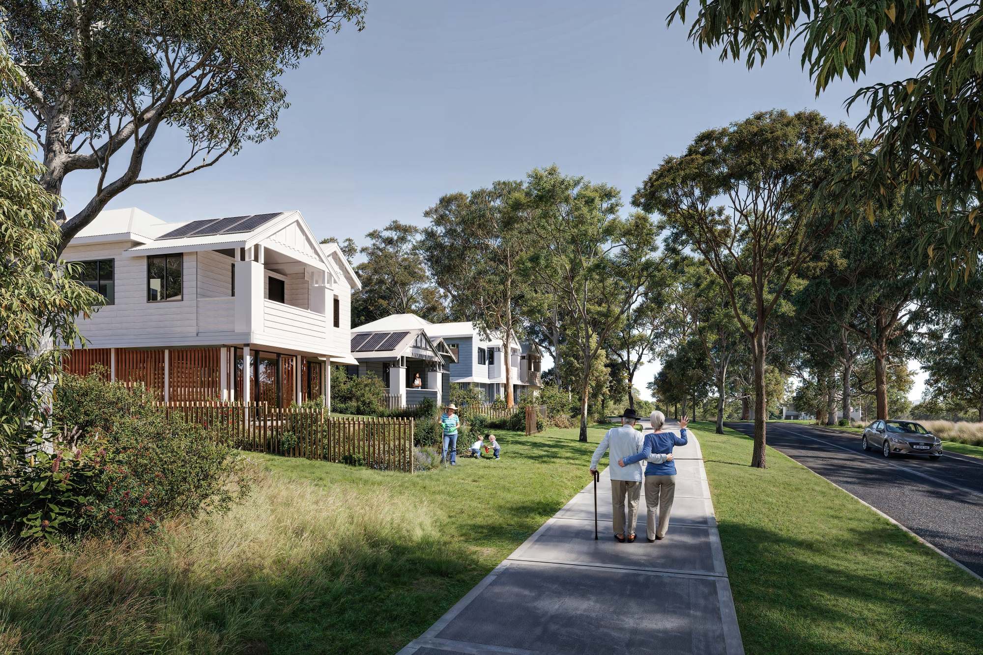 East Lismore Stage 1_Crawford Road view relocated houses_2000px